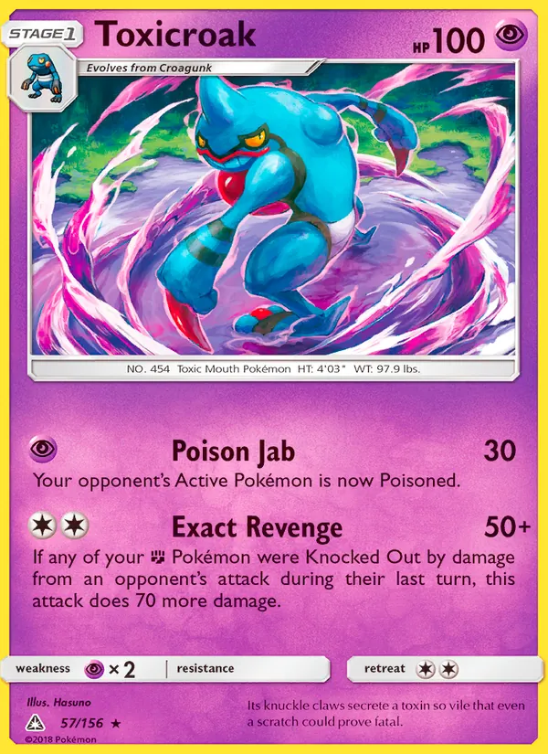 Toxicroak, Normal