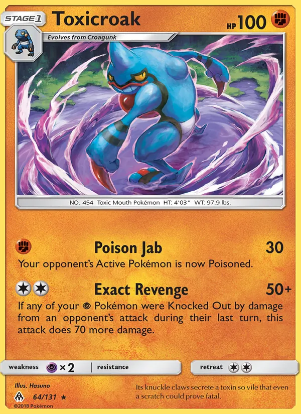 Toxicroak, Normal