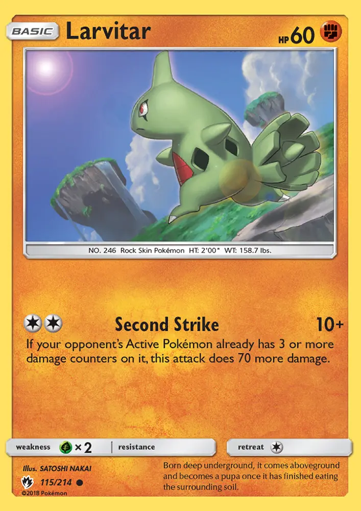 Larvitar, Normal · 115