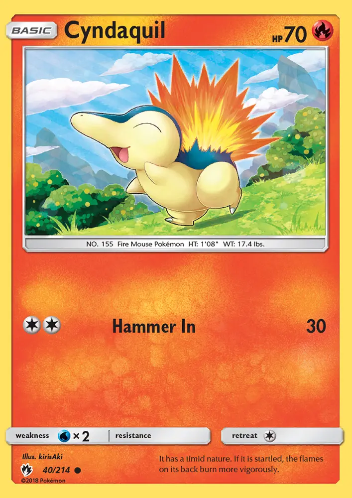 Cyndaquil, Normal · 40