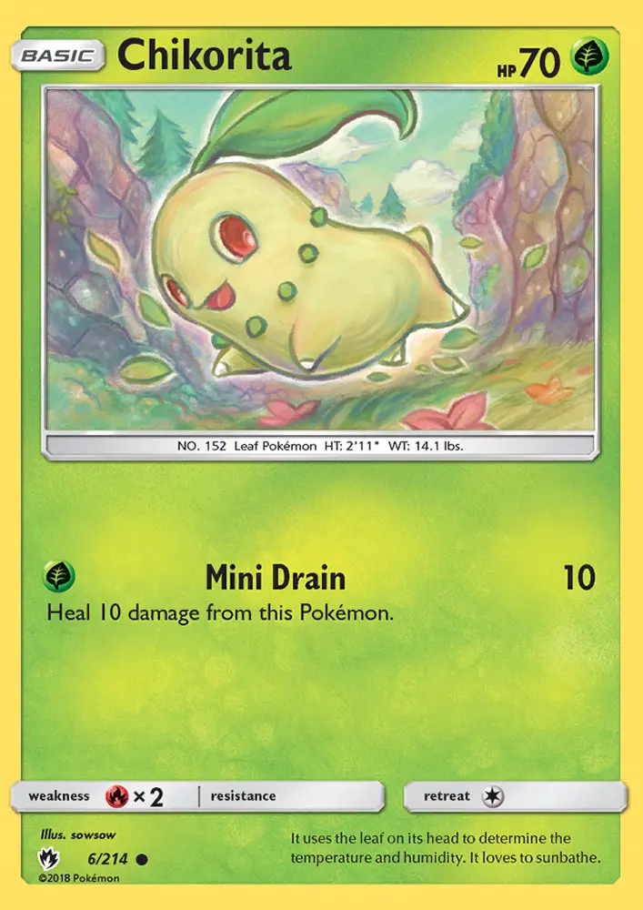 Chikorita, Normal · 6