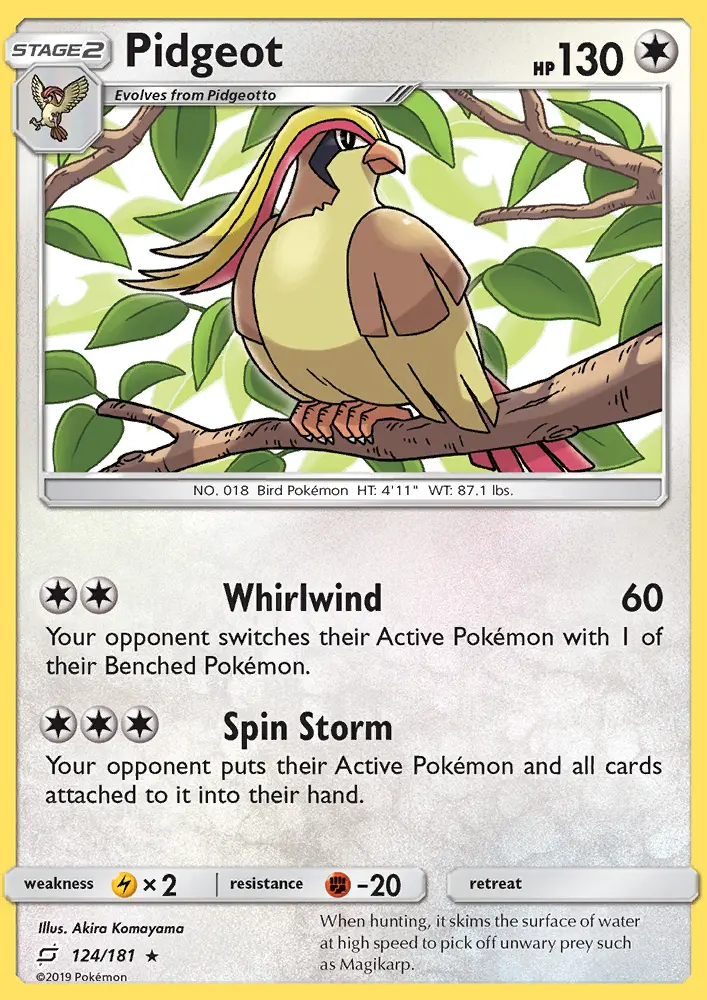 Pidgeot, Normal