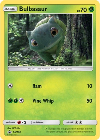 Bulbasaur, Holo · Detective Pikachu Stamped