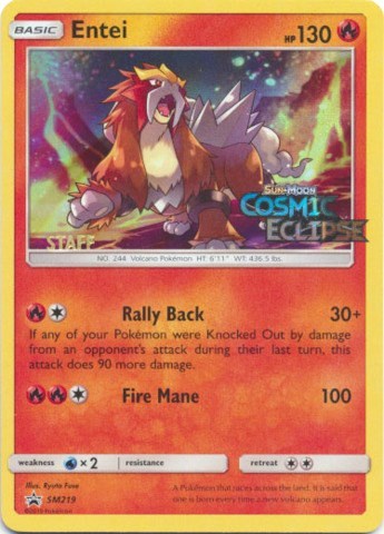 Entei, Holo · Prerelease