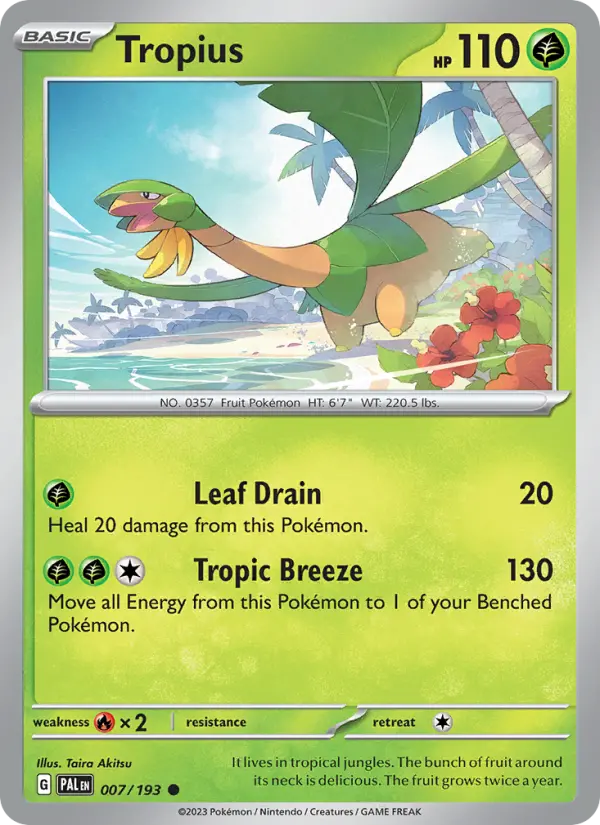 Tropius, Normal