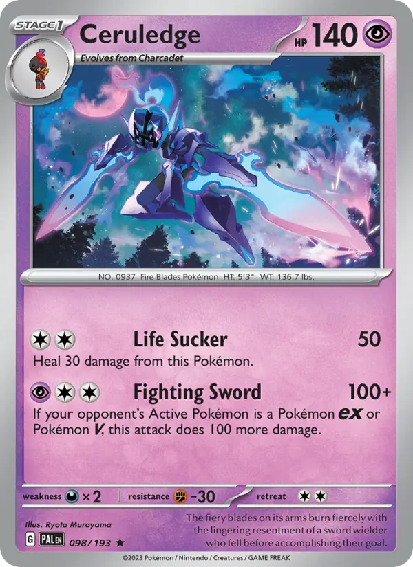 Ceruledge, Holo