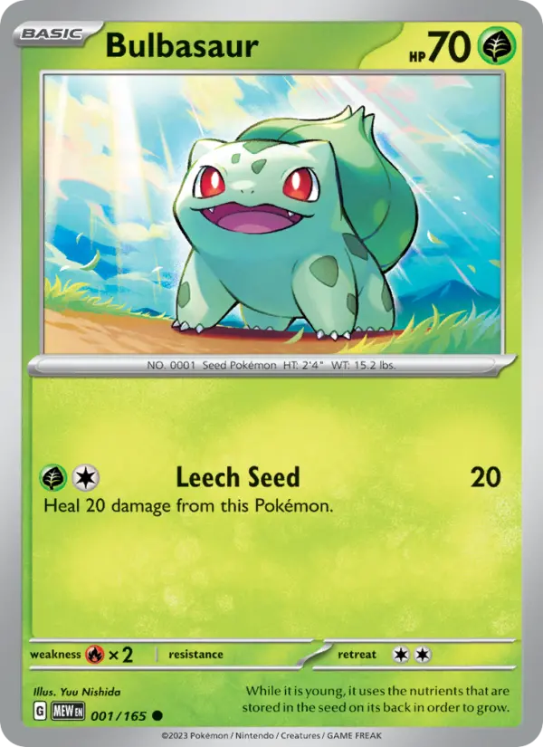 Bulbasaur, Normal