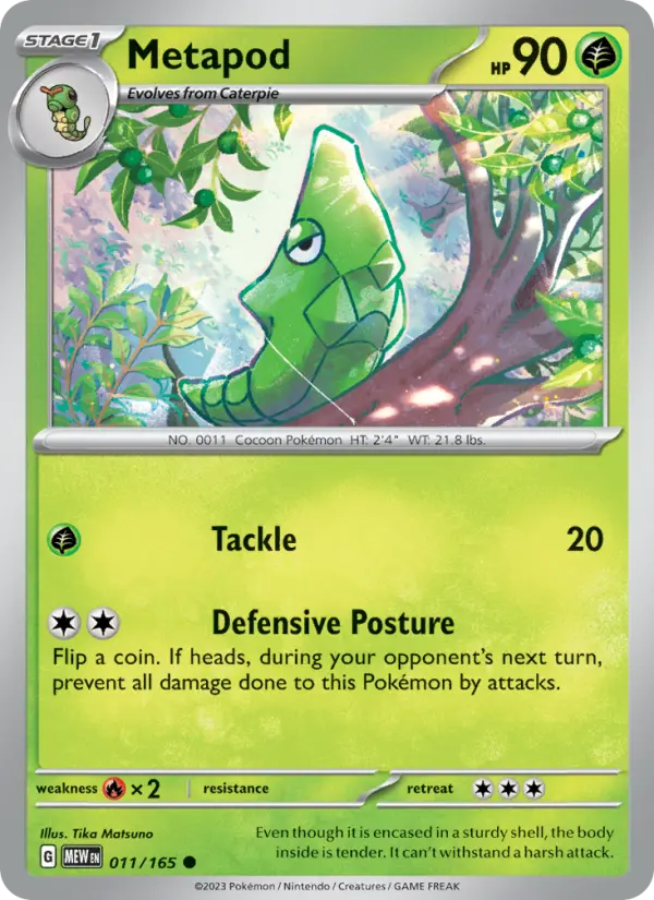 Metapod, Normal