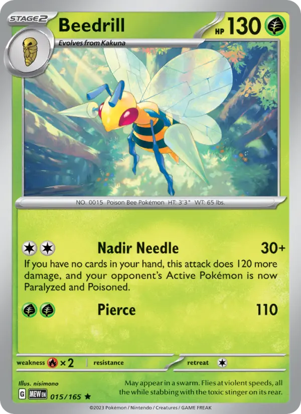 Beedrill, Holo