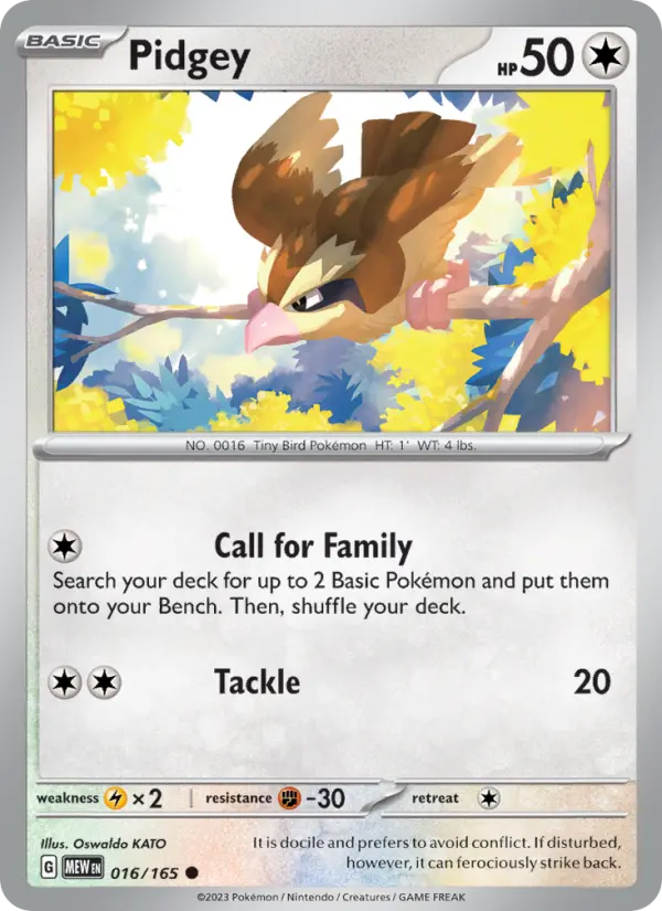 Pidgey, Normal