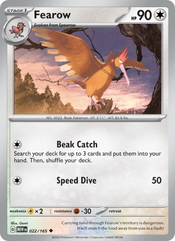 Fearow, Normal