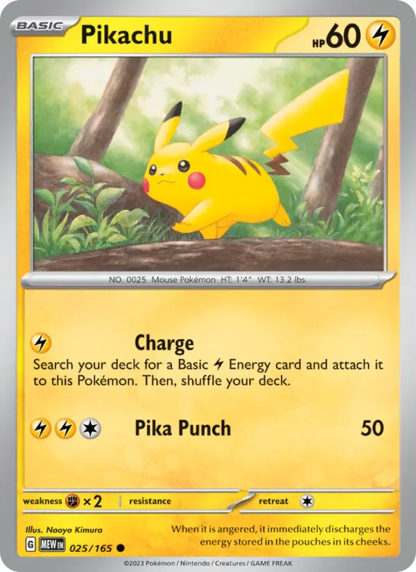 Pikachu, Normal