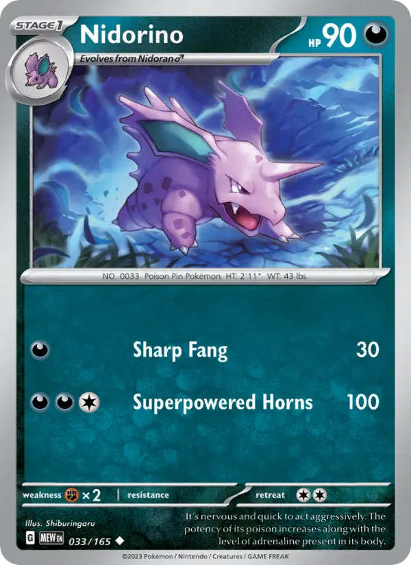 Nidorino, Normal
