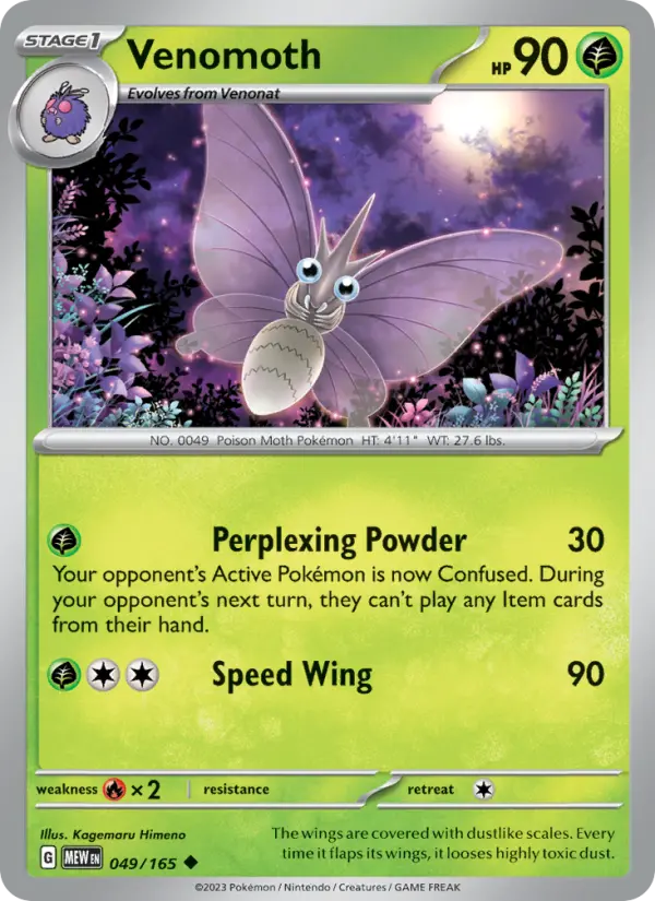 Venomoth, Normal