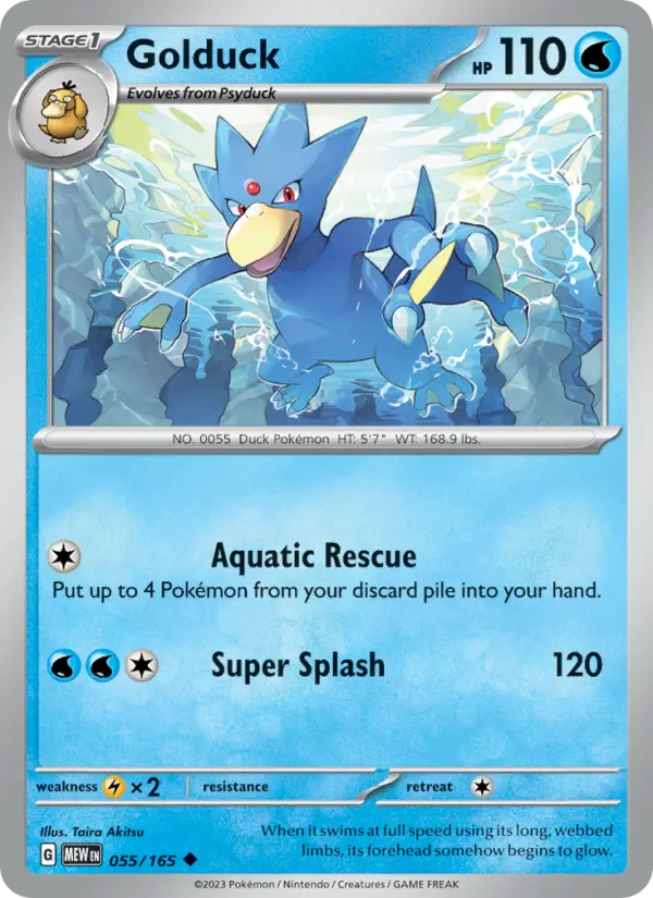 Golduck, Normal