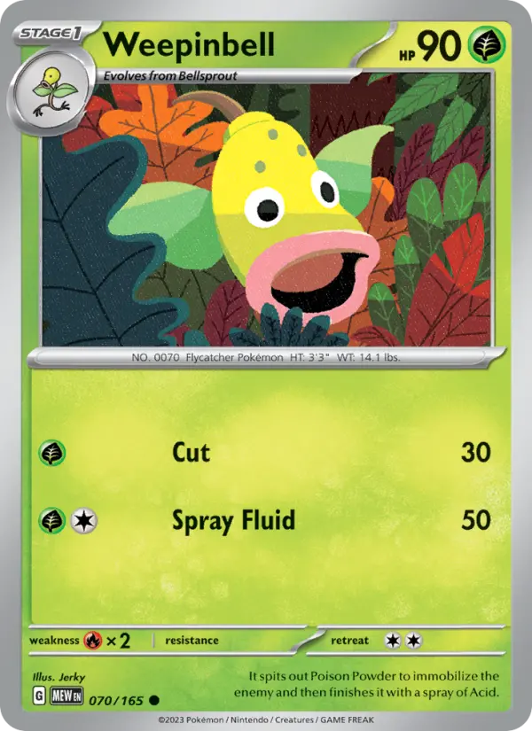 Weepinbell, Normal