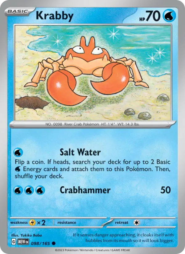 Krabby, Normal
