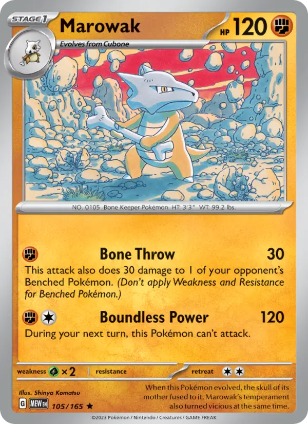 Marowak, Holo