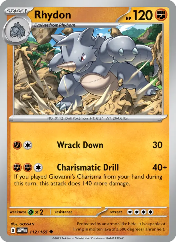 Rhydon, Normal