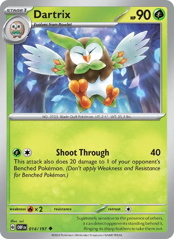 Dartrix, Normal