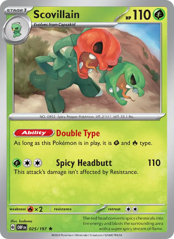 Scovillain, Holo