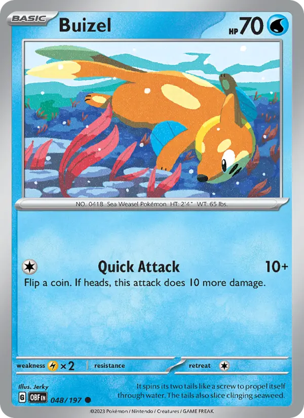 Buizel, Normal