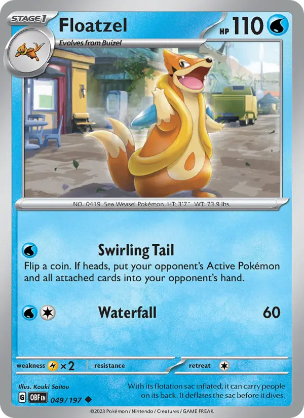 Floatzel, Normal