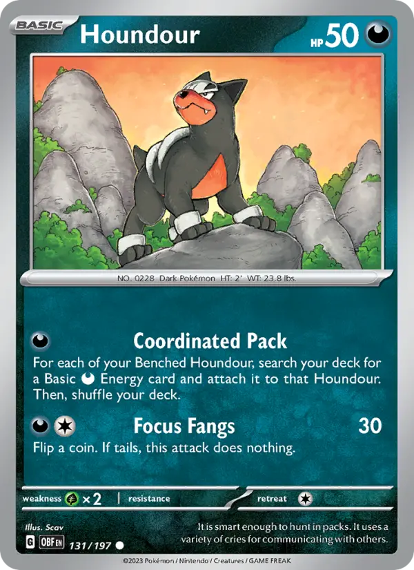 Houndour, Normal