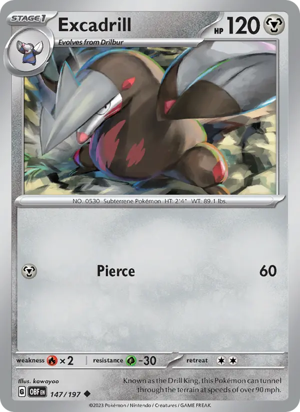 Excadrill, Normal