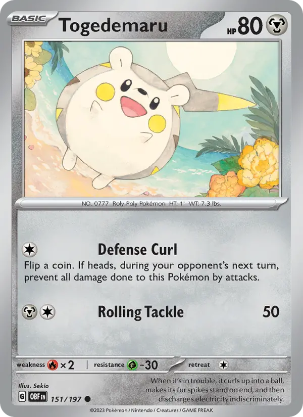 Togedemaru, Normal