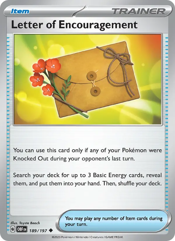 Letter of Encouragement, Normal