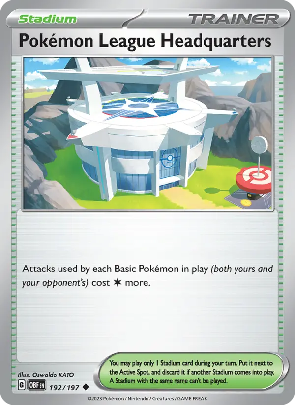 Pokémon League Headquarters, Normal