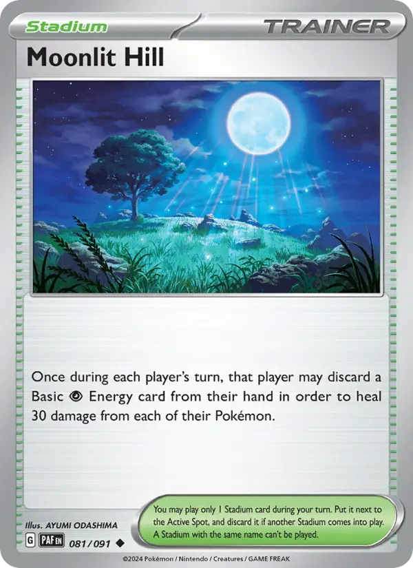 Moonlit Hill, Normal