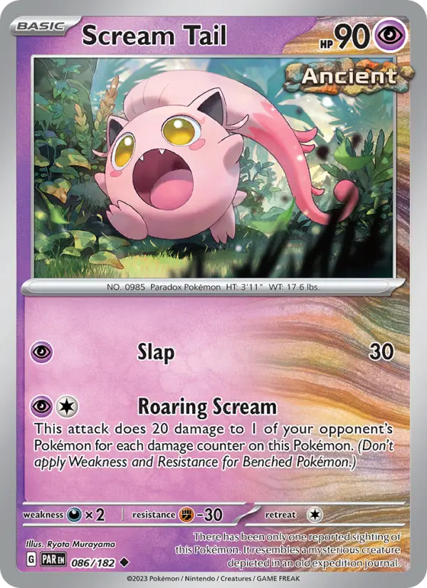 Scream Tail, Normal