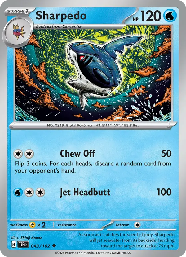 Sharpedo, Normal
