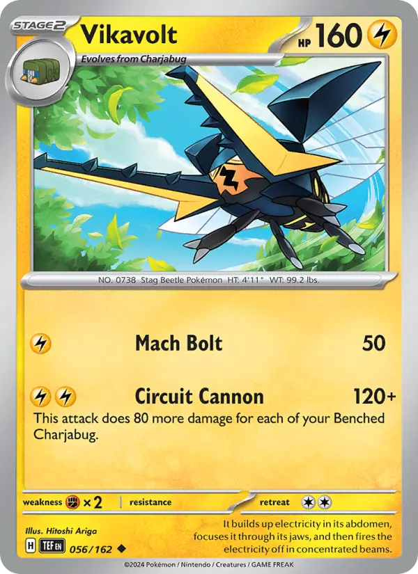 Vikavolt, Normal