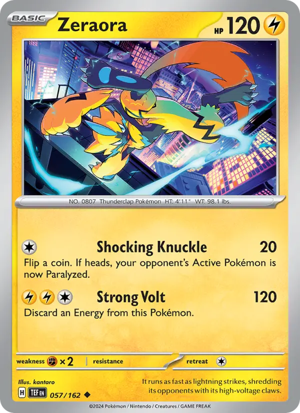 Zeraora, Normal