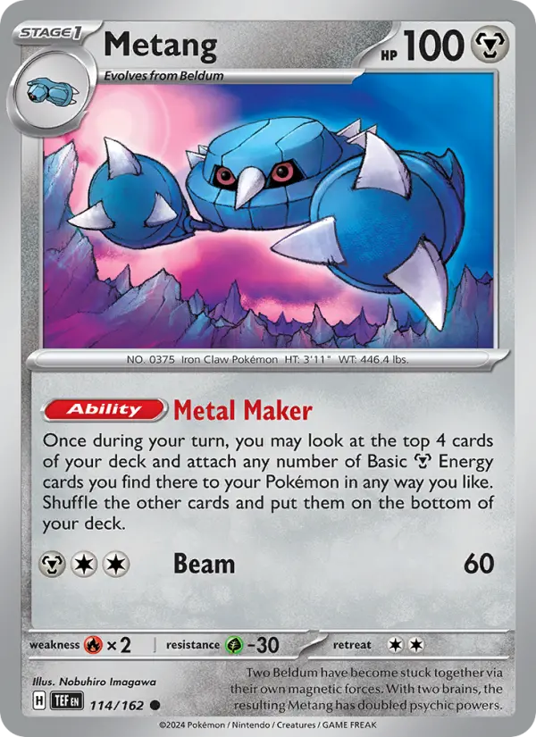 Metang, Normal