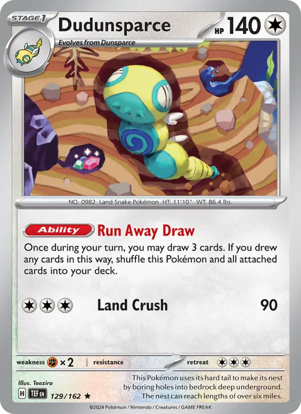 Dudunsparce, Normal