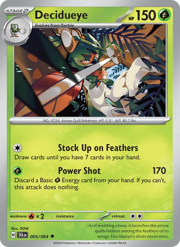 Decidueye, Normal
