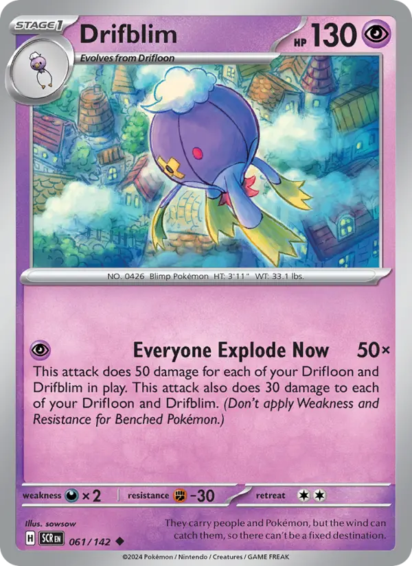 Drifblim, Normal