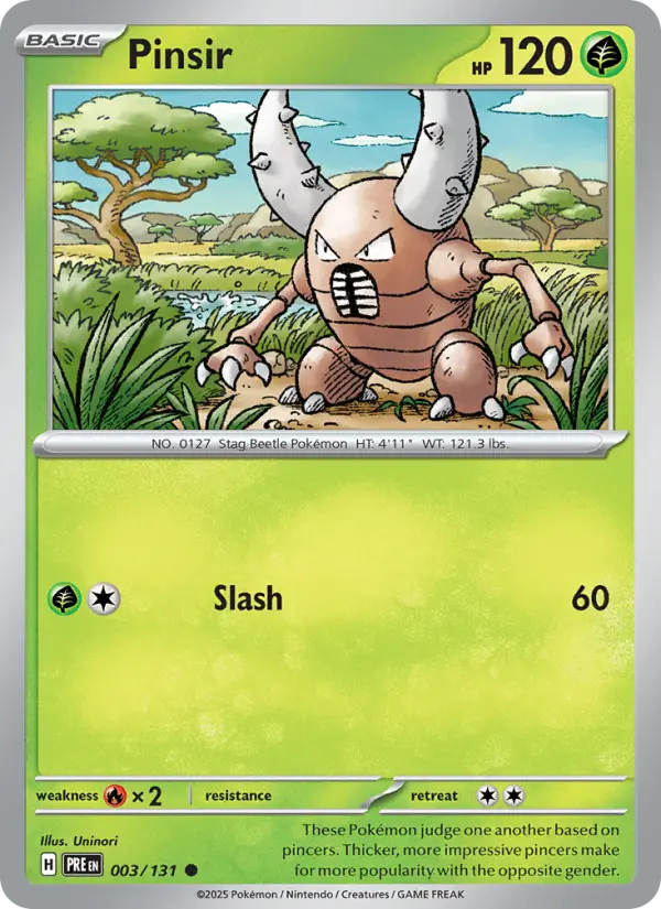 Pinsir, Normal