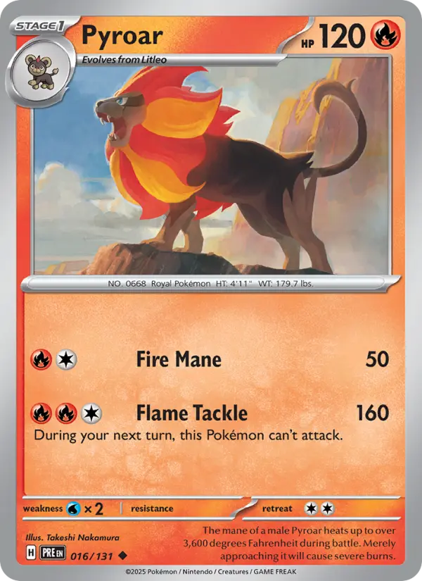 Pyroar, Normal
