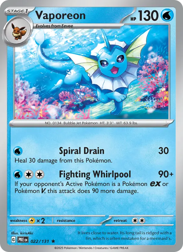Vaporeon, Holo