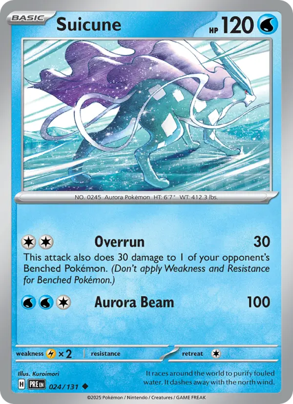 Suicune, Normal