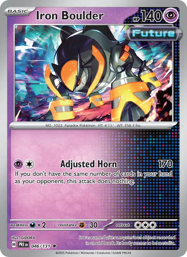 Iron Boulder, Holo