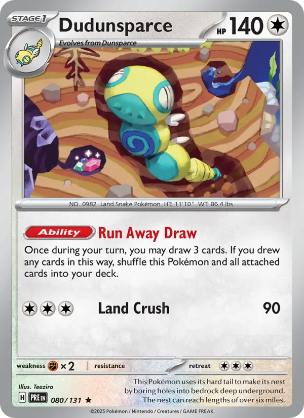 Dudunsparce, Holo