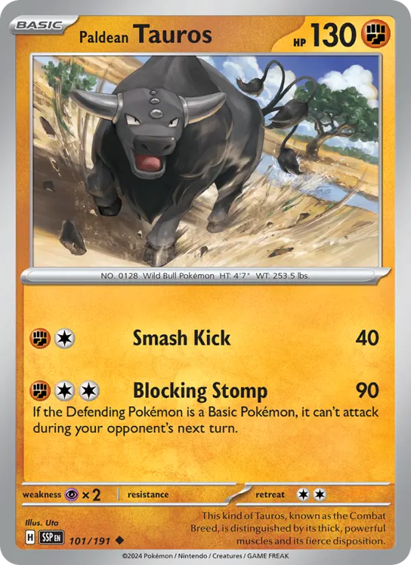 Paldean Tauros, Normal