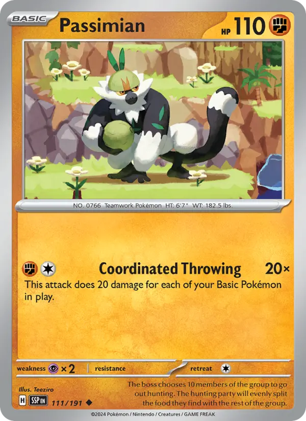 Passimian, Normal