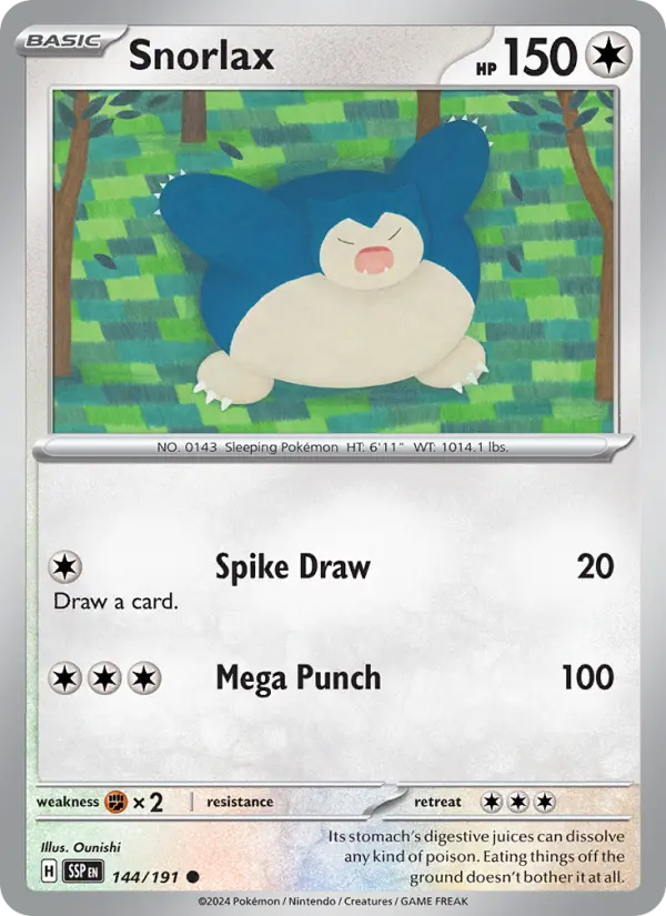 Snorlax, Normal